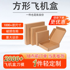 オリジナルカラー三層物流包装小型エクスプレス包装カートン高品質超硬質段ボール正方形航空機ボックス