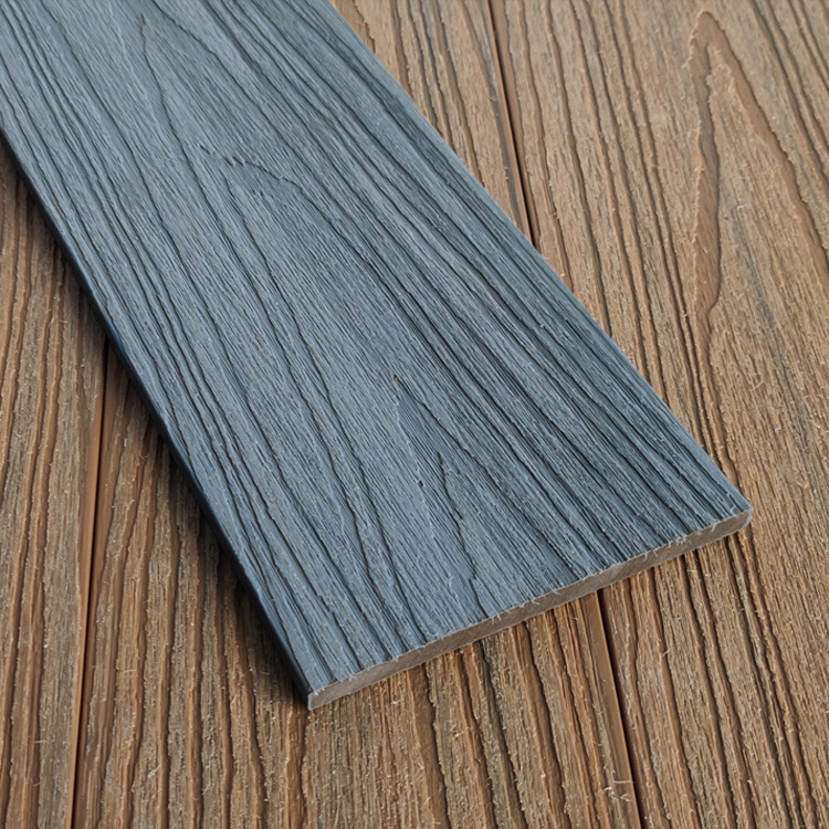 Rejilla de grano de madera Plástico al aire libre Tablero de pared de madera para colgar Tablero de pared decorativo al aire libre Tablero de pared grande de plástico de madera de pared exterior de patio coextruido