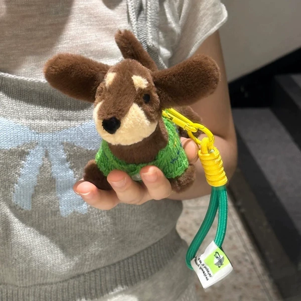 Green Rope + Clothes Dachshund