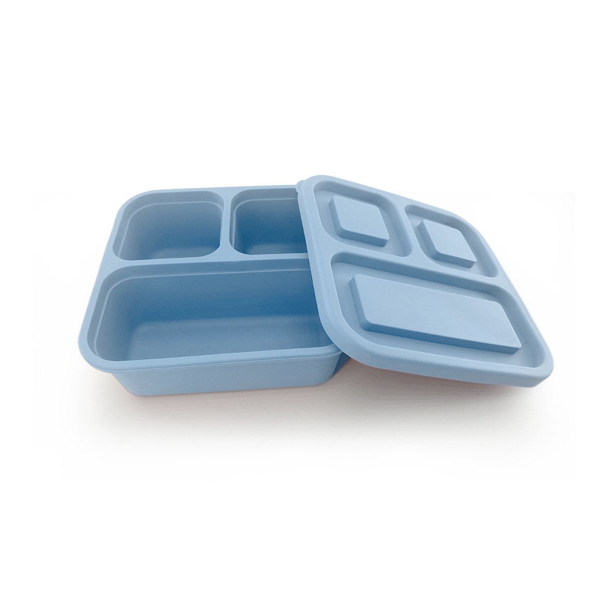 Nuevo producto Caja de conservación fresca de silicona Alimentos Frutas y verduras Conservación fresca Redondo Cuadrado Cuadrado Picnic Microondas Arroz Bento