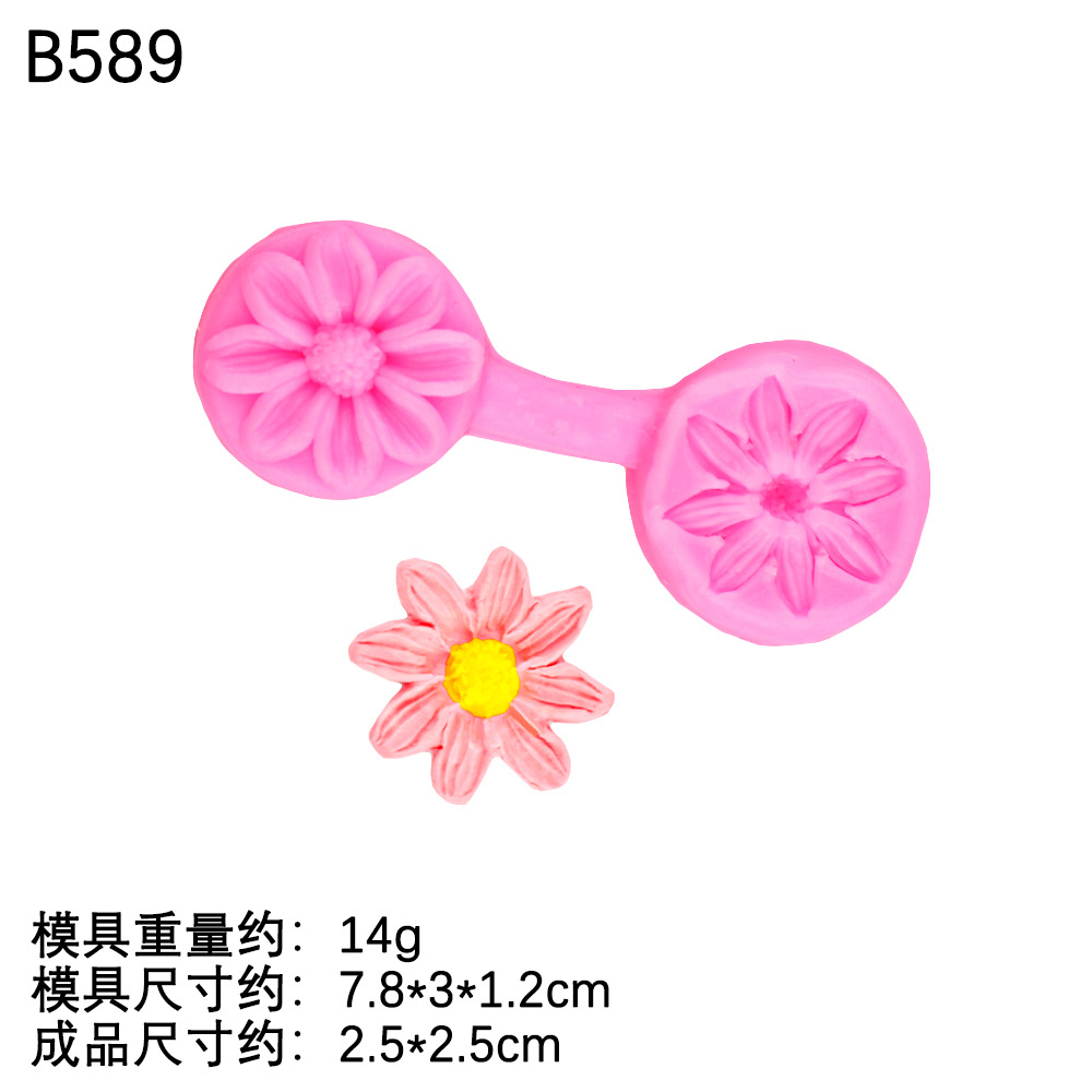 Hoja de arce crisantemo molde de silicona fondant bricolaje horneado pastel de mariposa suave arcilla decorativa molde de herramienta de cerámica blanda