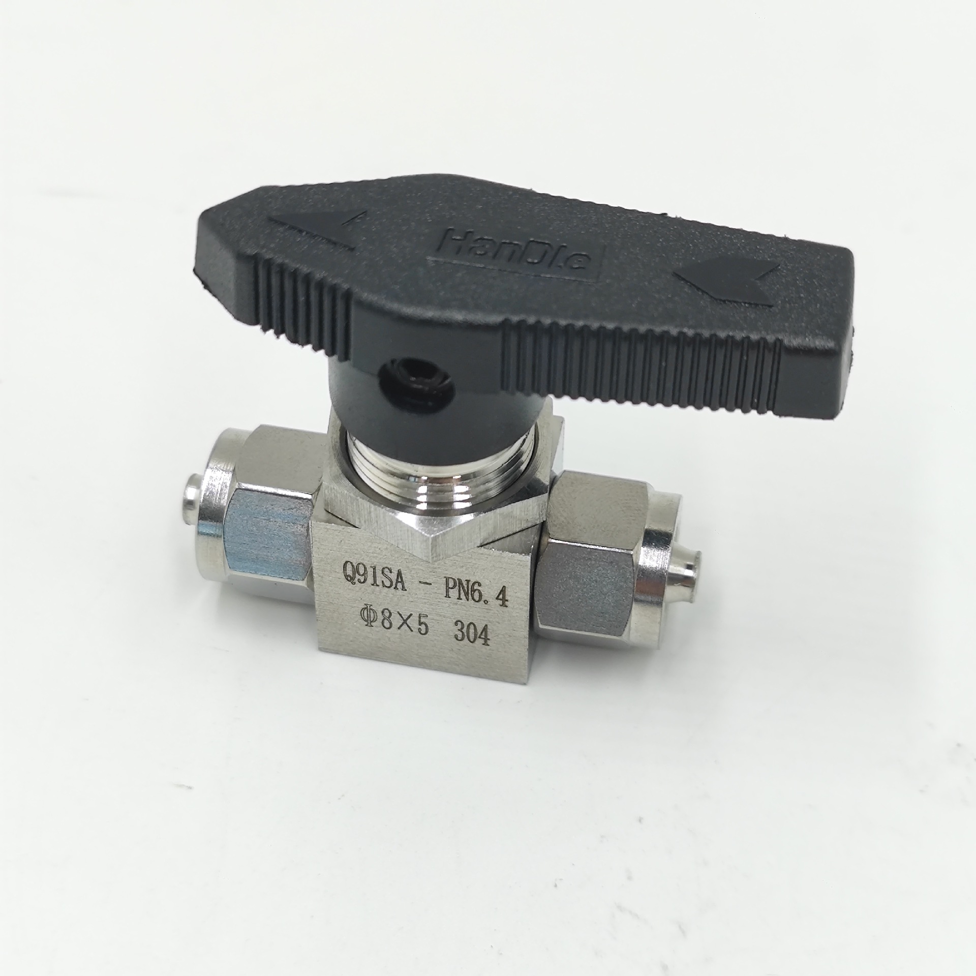 热销!304/316不锈钢快拧直通球阀四氟管PU管尼龙管快插球阀6/8/10