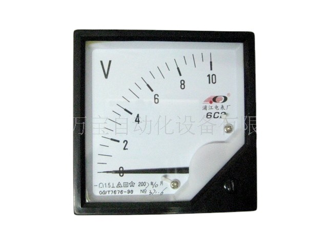 供应 小表头 机械表头 指针表 指针机械电压表6C2 10V(图)
