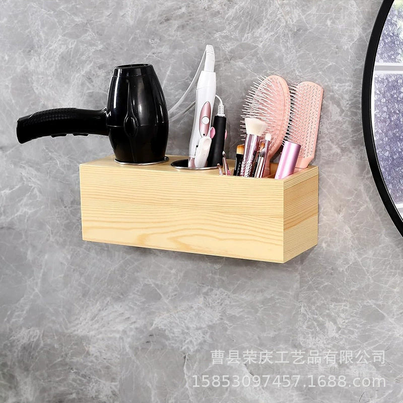 Ванная комната столешница подставка для волос инструмент держатель настенный шкаф шкаф для хранения шкафа держатель бигуди полка