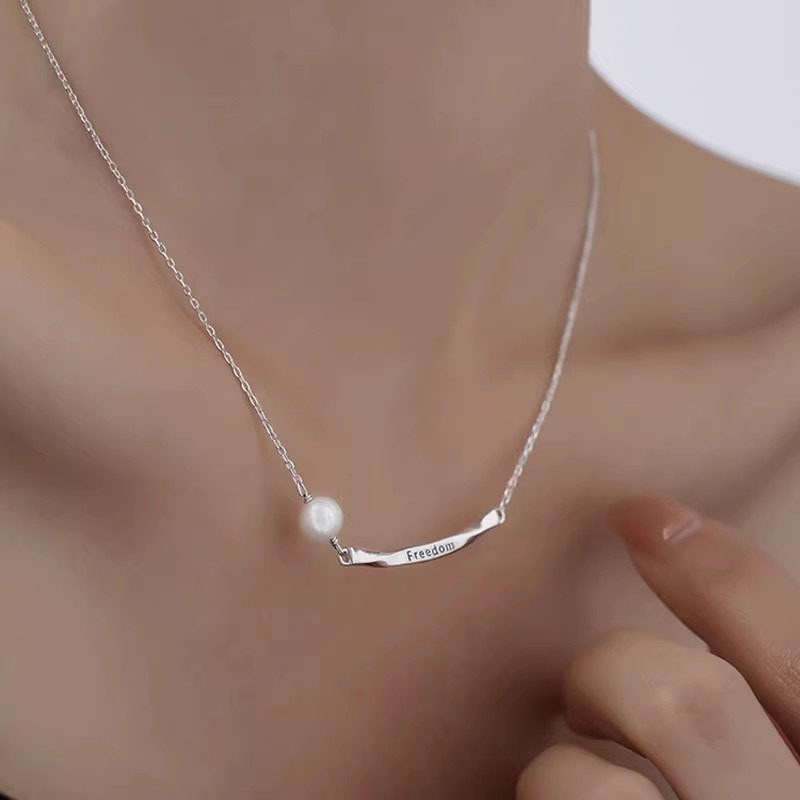 Geometric Pattern 1 Piece 925 Sterling Silver Geometric 925 Sterling Silver Cable Chain Pendant Necklace