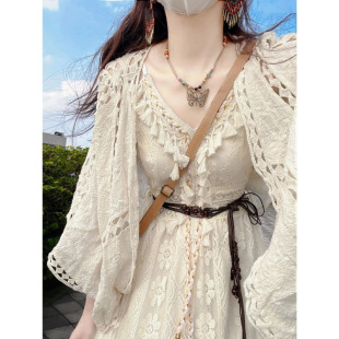 Western Sichuan, Yunnan, Xinjiang grassland travel wear dress, women's clothing, Northwest high-end vacation two-piece skirt