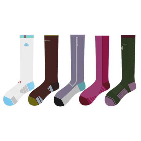 Professional Sports Compression Calf Socks for Women, Suitable for Outdoor Hiking, Running, Marathon, Cycling, Shock Absorption, Seamless Long Socks