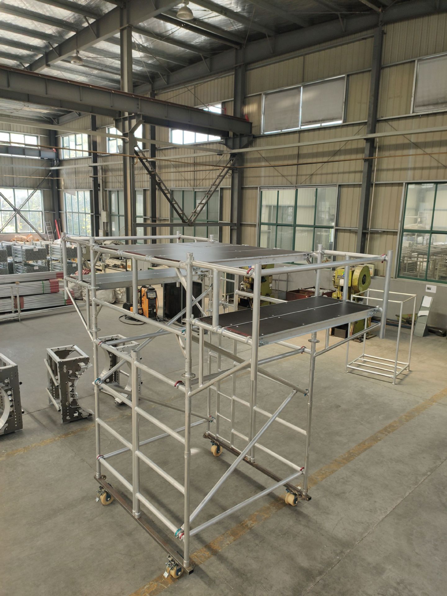 dragonstage佛山厂家外销直供快装铝合金脚手架爬梯阿里亚马逊脚