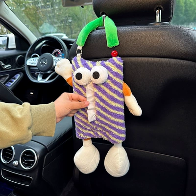 car chair back tissue hanging | Car tissue box/set