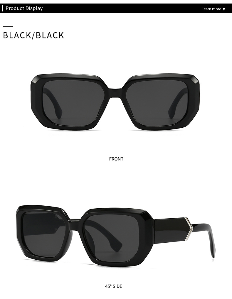 Square Sunglasses For Men And Women Modern Retro Decorative Frame_voghion.com
