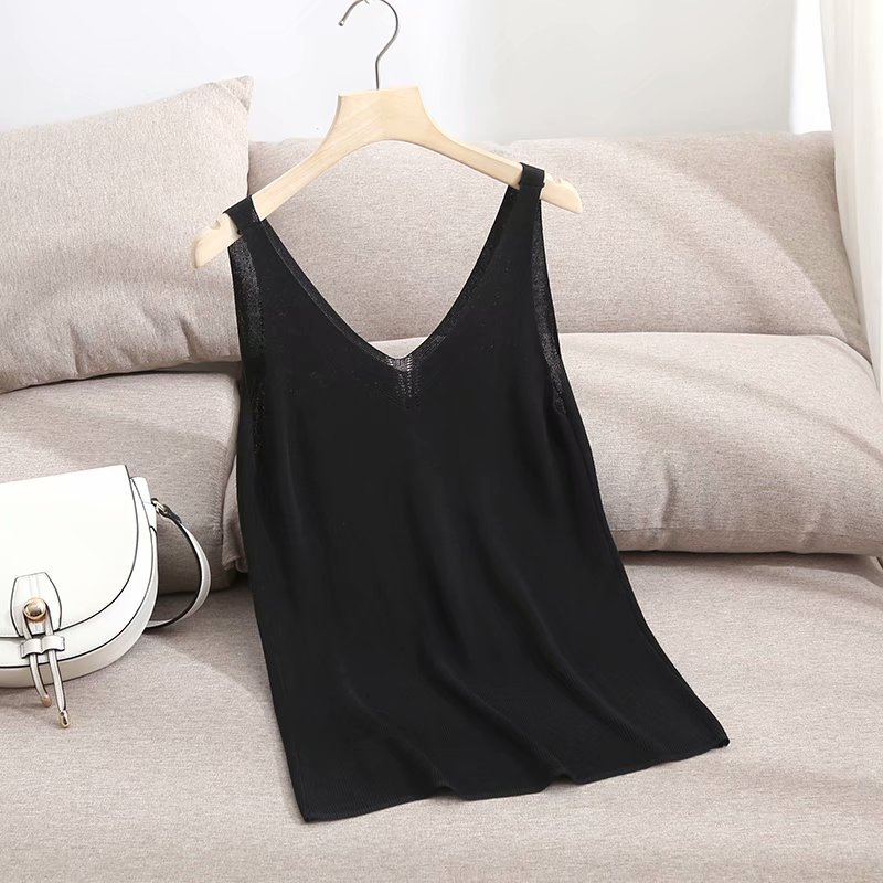 V-Neck Knitted Camisole NSAM47497