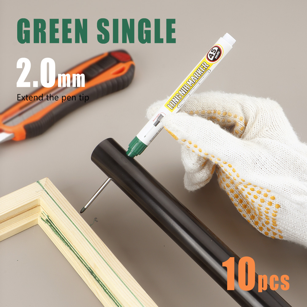 45mm lápiz de marcado de cabeza larga carpintería especial lápiz de marcado de aceite 45mm lápiz de marcado de boca larga lápiz de marcado de azulejos en stock