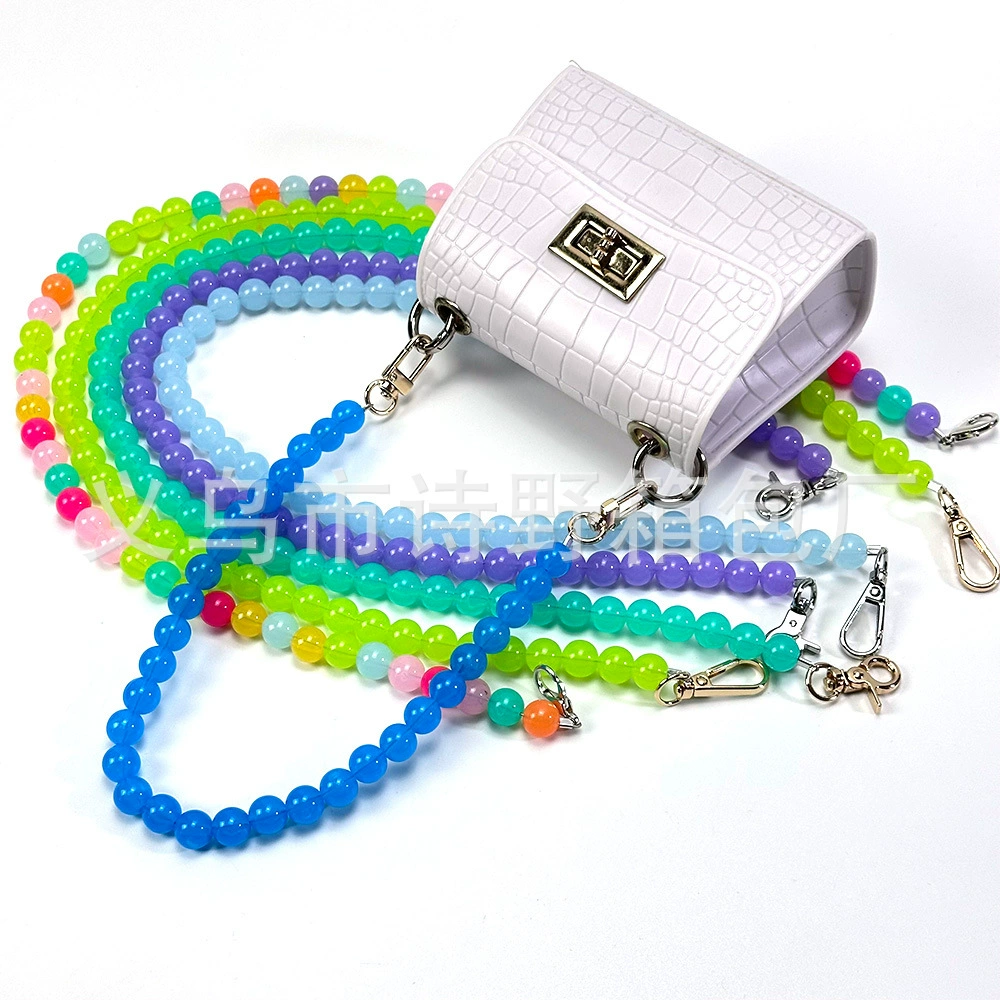 Handheld chain from pearl, phone case, bag accessory, shoulder bag on chain