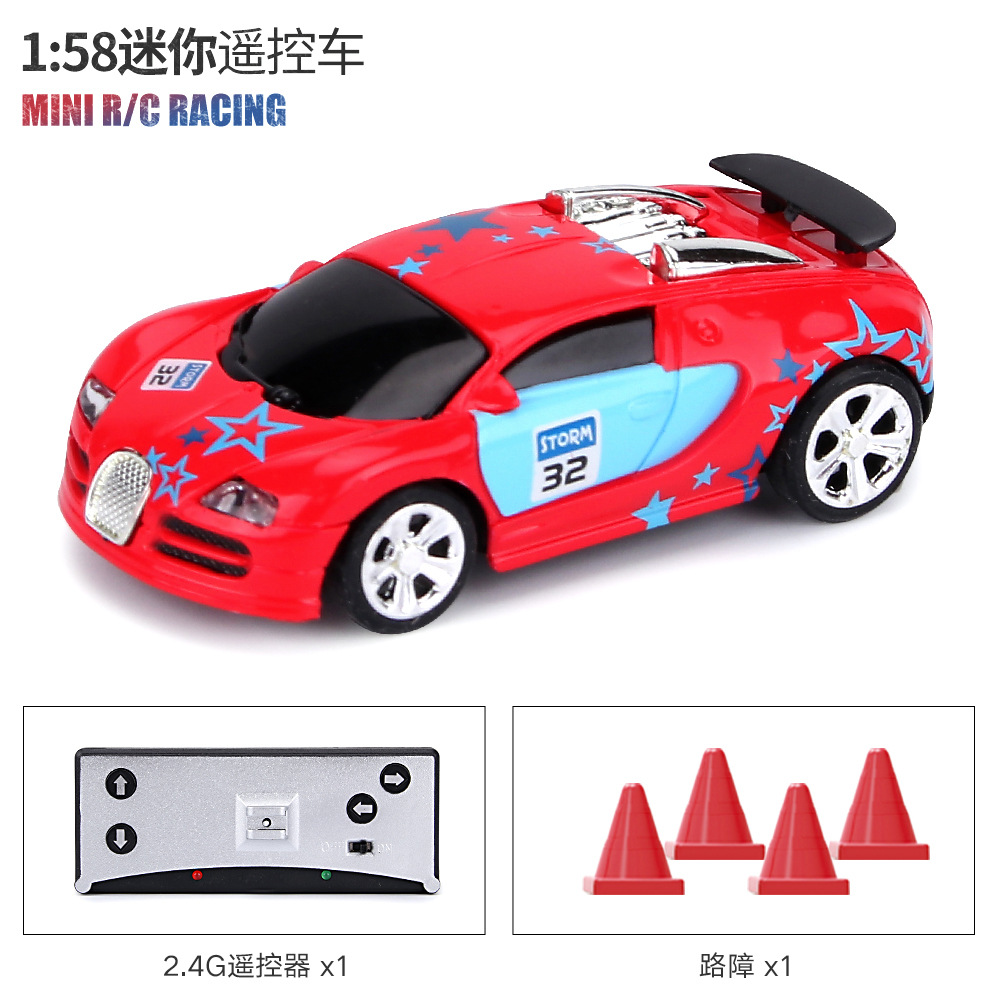 Yi La enlatada mini coche de control remoto Coca Cola puede coche de carreras de deriva de alta velocidad 1:58 coche de juguete para niños 2010B
