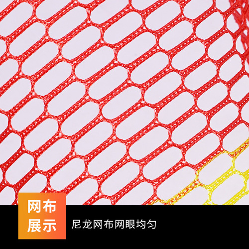 Aluminum alloy fishing net head competitive fish fishing triangle fishing net net bag big eye mesh cloth big fish big object copy net fish protection