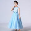 Girls princess dress 2022 summer David Wedding dress Europe and America Dress skirt Flower girl Catwalk Piano Costume Dress