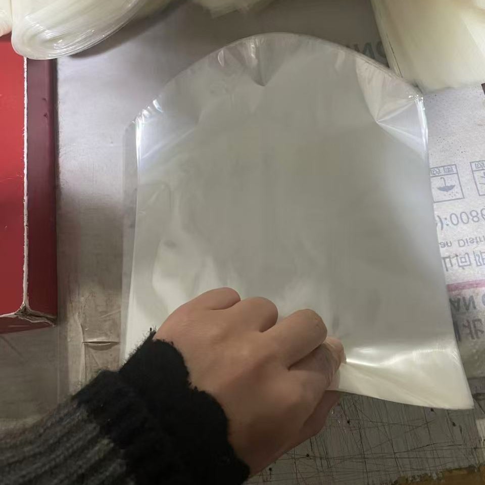 PVC 弧形收缩袋透明热收缩膜平口圆底热化妆品包装热缩膜弧形袋