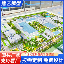 设计院建筑展厅展览沙盘模型工厂房地产企业楼盘沙盘模型免费设计