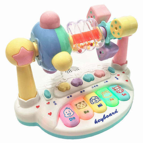 Jiazhi 3351 children's music piano toy electronic piano rattle toy piano infant early education educational story toy