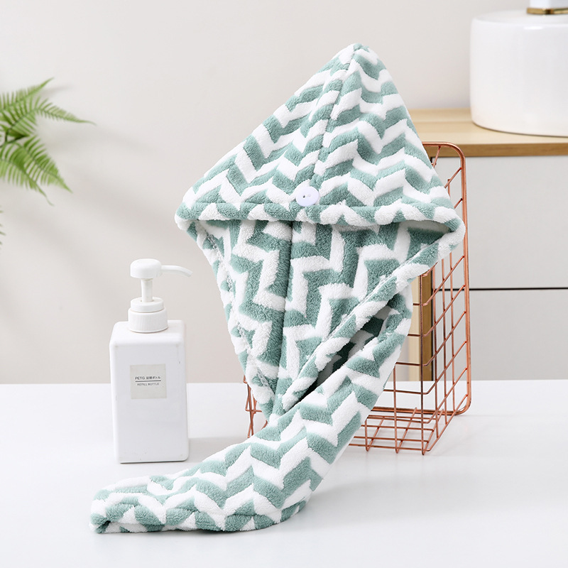 送料を追加、厚みのある高密度コーラルベルベットヘアドライキャップ、吸水性シャワーキャップ、エッジドヘアドライタオル、速乾ターバン卸売|undefined