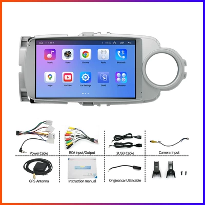 DVD Navigation: 09-13 Models Suitable for - 12-17-models-toyota-yaris-9inch-left-titanium-official-standard-264gcarplay