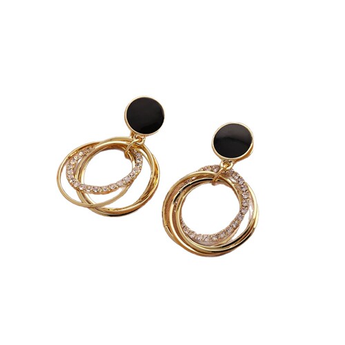 Minimalist Metal Earrings Without Piercing, Geometric Design, Elegant and Unique French Earrings, High-end and Cool Style