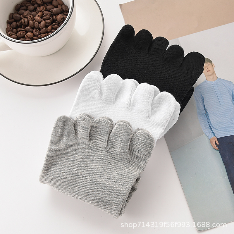 エレガントな五本指ソックス、ひび割れ防止ソックス、かかと型、かかとが乾燥してひび割れるのを防ぐ、指が分かれたソックス、足のひび割れ防止、ビジネススタイル