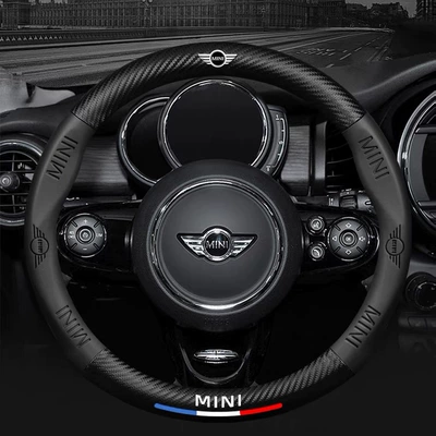 steering wheel cover leather handlebar | Steering wheel cover - mini-round