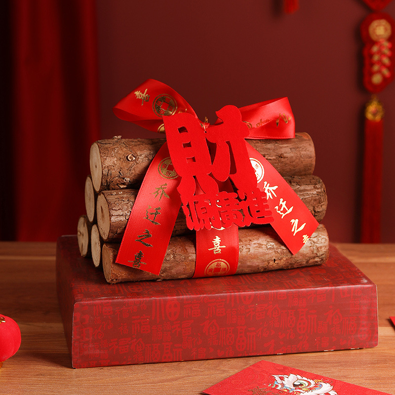 2026 Year Of The Horse Model Moving-In Entrance Door Foyer Firewood Ornaments Living Room Scene Arrangement Festive Decorations Ornaments