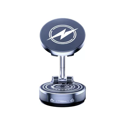Suction for Car Navigation, Dedicated — Car phone holder - y9-wireless-charging-black