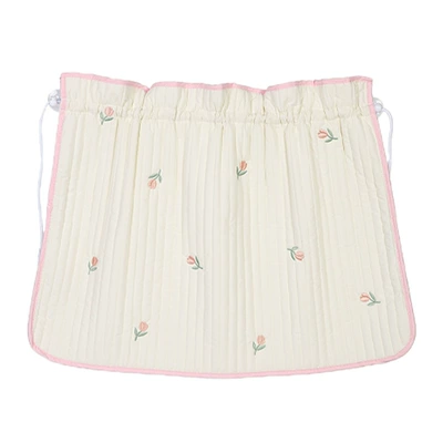 Car Sunshade Side Block, Car curtains - quilted-embroidered-edged-embroidered-curtain-tulips