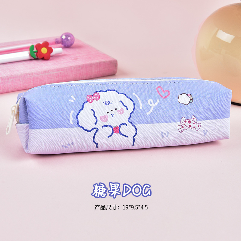 学生漫画pu鉛筆袋かわいいクリエイティブ文房具収納袋ポイント交換プレゼント賞品卸売り筆箱
