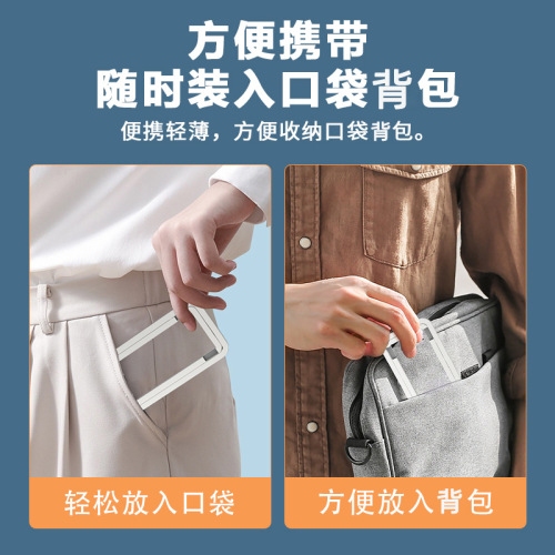 New Slim Mobile Phone Stand Desk Aluminum Alloy Foldable Portable Series Drama Office Phone Holder Gift Wholesale