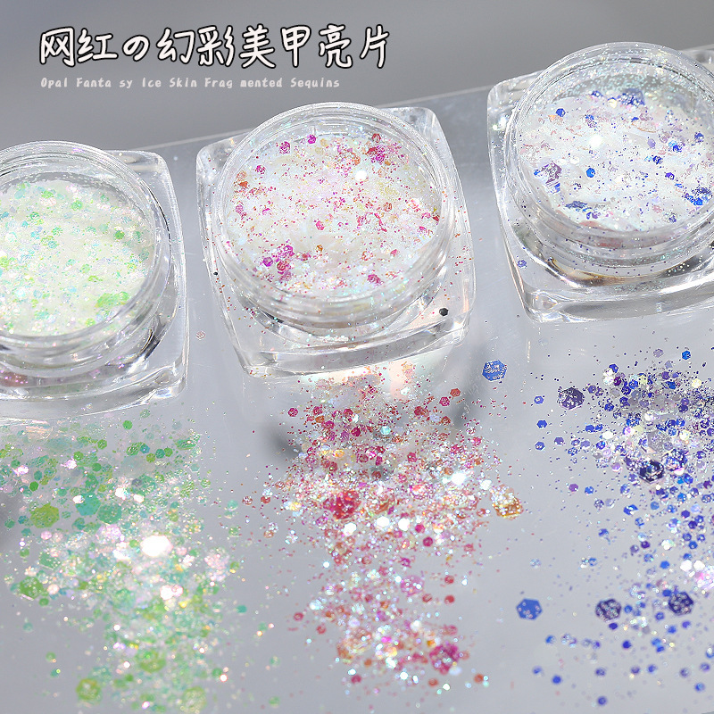 Net red flash South Korea nail art large sequins wholesale mixed ultra-thin magic star fragments DIY nail decorations Net red flash South Korea nail art large sequins wholesale mixed ultra-thin magic star fragments DIY nail decorations