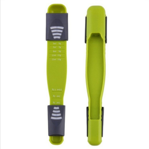 Cross-border eight-level baking scale measuring spoon, adjustable measuring spoon, milk powder quantitative spoon, kitchen tool measuring spoon