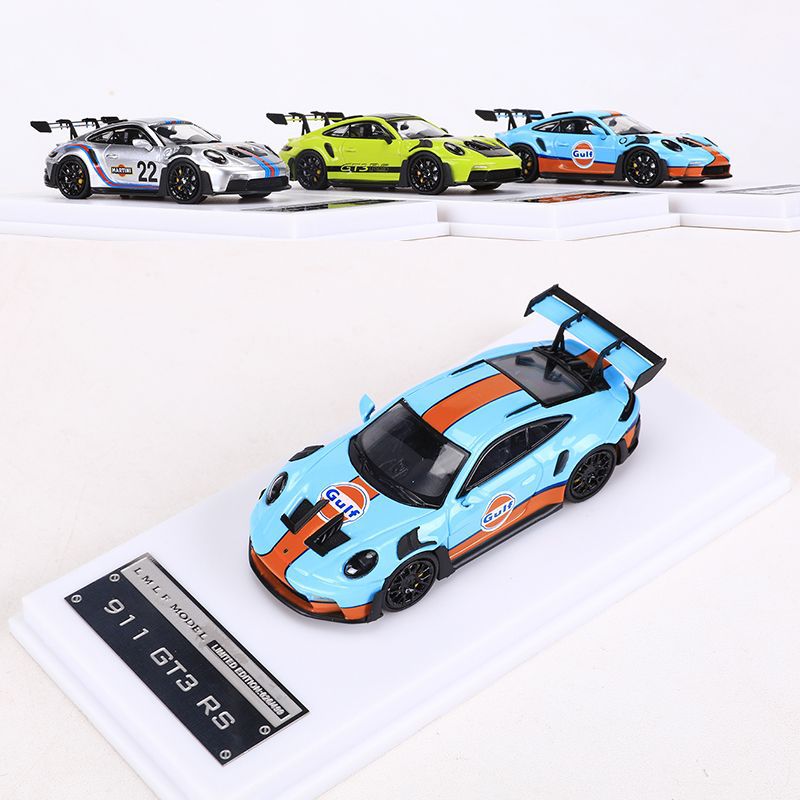 LMLF 1:64 포르쉐 911 GT3RS 사슴 머리 코팅 시뮬레이션 합금 자동차 모델 컬렉션