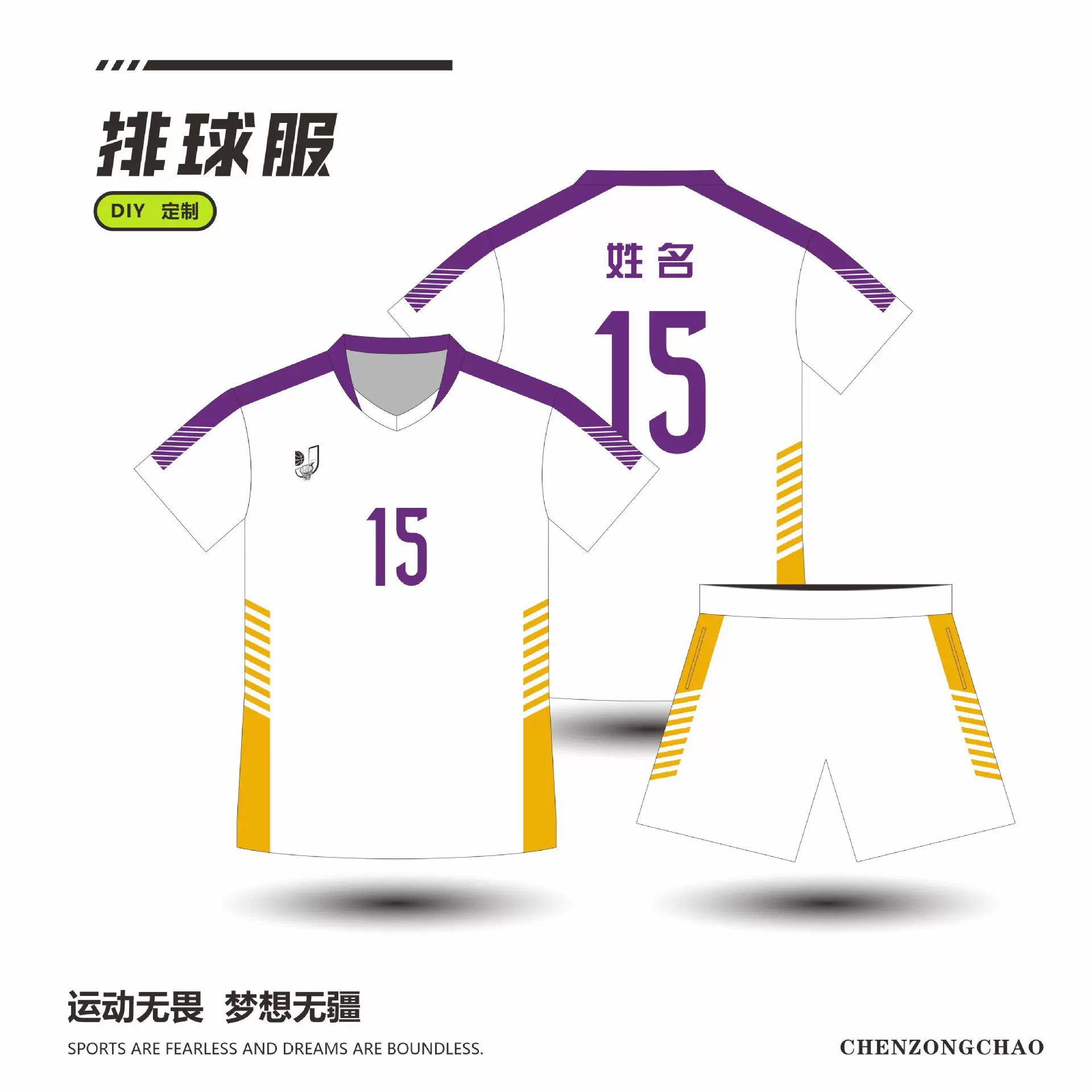 2025新款排球服男女学生专业比赛训练运动团队服全身定制印字球衣