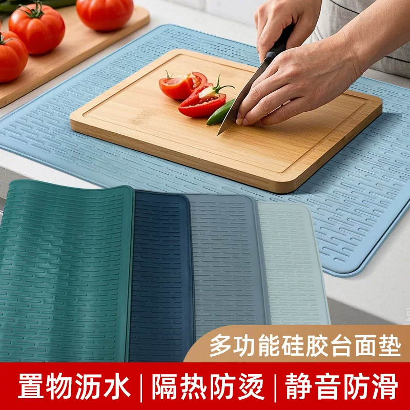 Горячий новый продукт Amazon силиконовая подушка для плиты крышка для плиты сливной подкладка теплоизоляционная подкладка для раковины подставка для кухни и посуды для слива