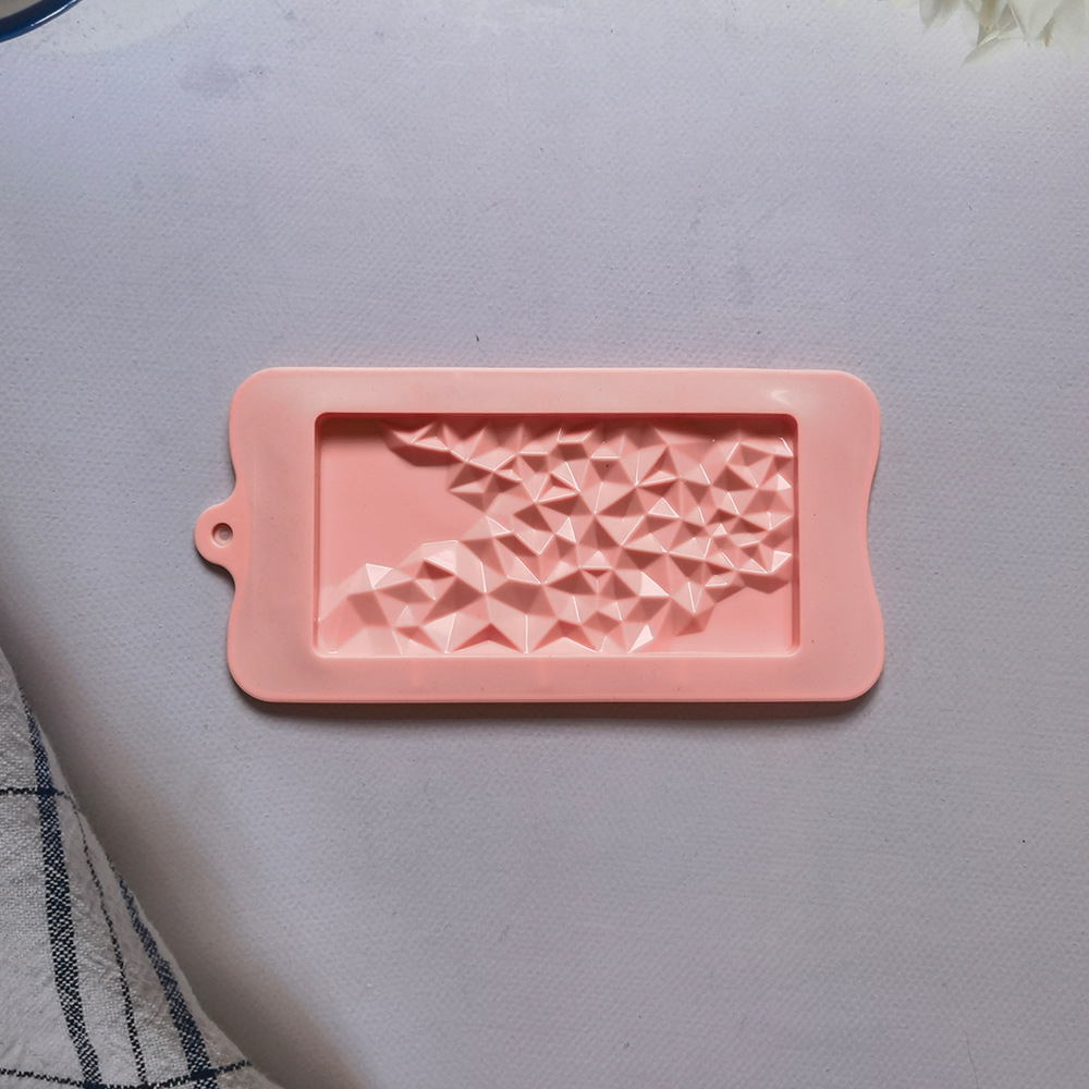 376 chocolate geométrico pastel molde de silicona gelatina torta molde de pan herramientas de horneado