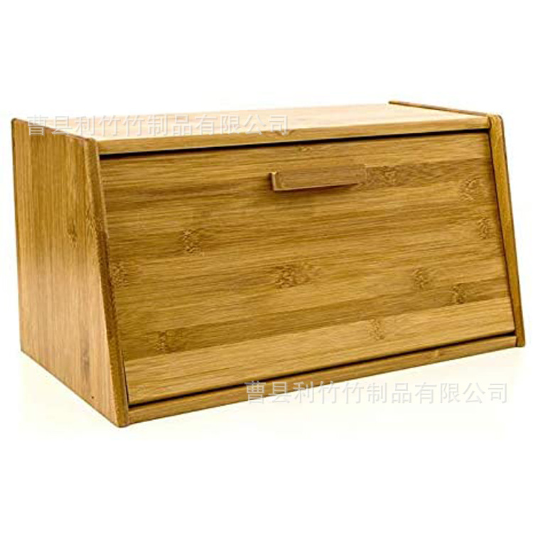 楠竹面包箱竹制面包储存箱可拆卸面包箱