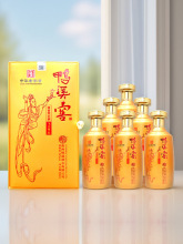 整箱 贵州鸭溪窖飞天尊品54度浓香型白酒飞天女固态纯粮食酒