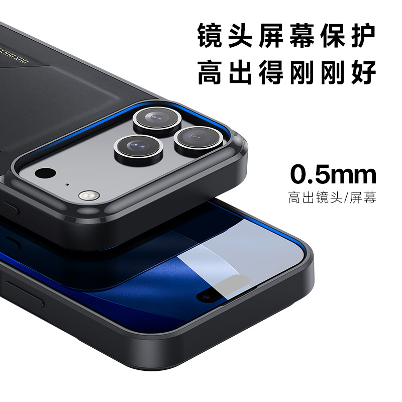 Funda Protectora para iPhone 17 Pro con Ranura para Tarjetas, Venta al por Mayor de Fábrica, Funda Protectora Anti-Caídas para Apple 17