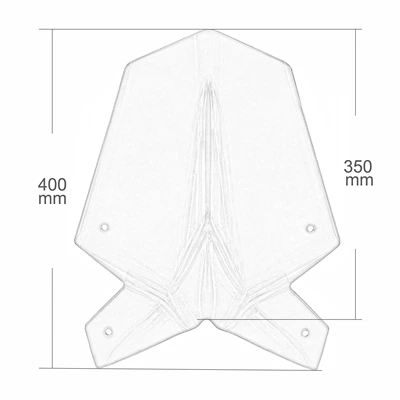 18-25 Duke Modified Motorcycle | Motorcycle front windshield