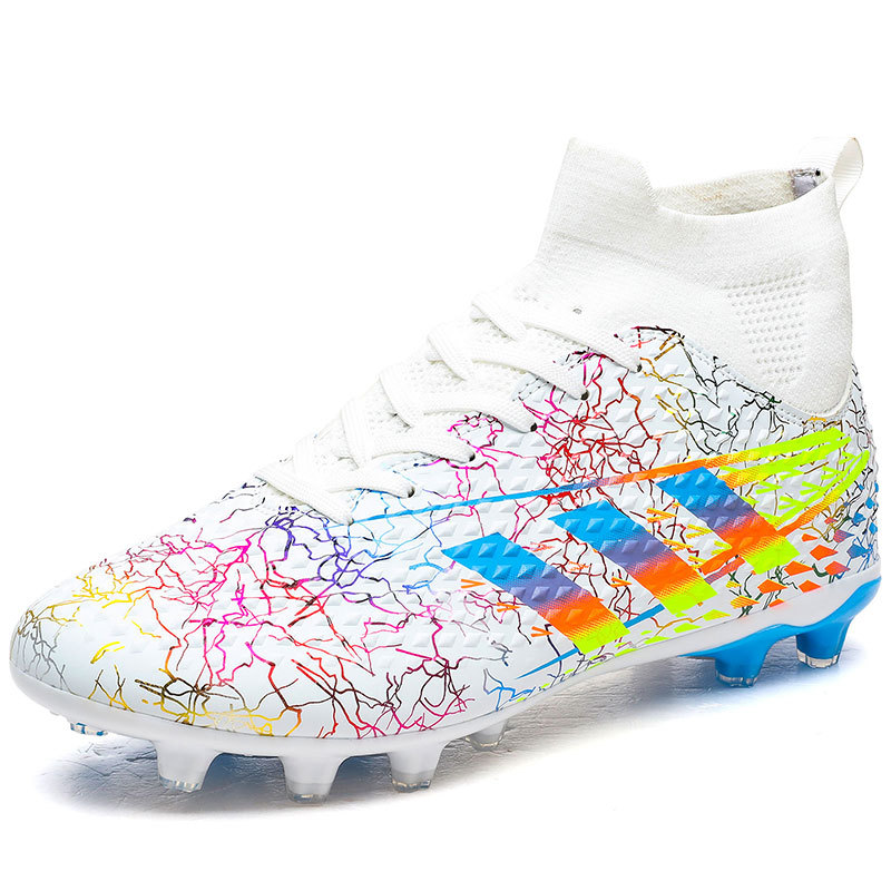Nuevas zapatillas de entrenamiento de clavos largos para hombres y mujeres, zapatos de entrenamiento antideslizantes para estudiantes adolescentes, fábrica de fútbol TF