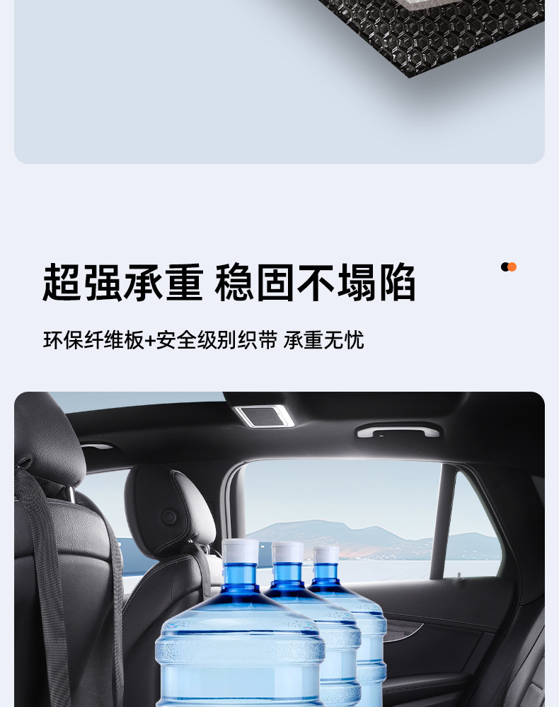 New Cross-Foldable Car Travel Mattress, Full Leather Car Interior Accessories, Seat Cushion, Pet Mat, Dog Mat, Direct Sales from the Manufacturer