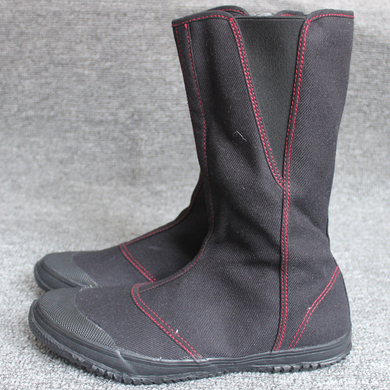 지퍼가 달린 새로운 대형 하이탑 남성용 캔버스 신발 부드러운 밑창 방진 모래 방지 통기성 작업 높은 튜브 통기성