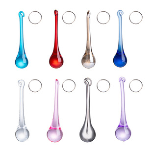 20*78 water drop glass pendant transparent champagne pendant hotel wedding outdoor garden decoration pendant chain