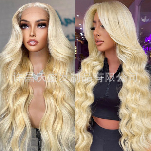 ȫ���˰l�ٰl�^��613BlondeLaceFrontal Wigǰ�ٽzbodywave����