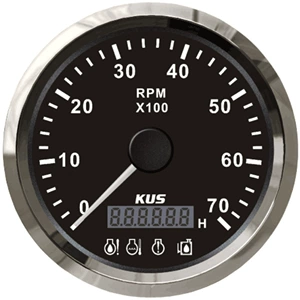 Kus Orijinal 85mm Avtomobil Takometr Siqnalı ilə 7000Rpm 12V 24V Benzin Mühərriki