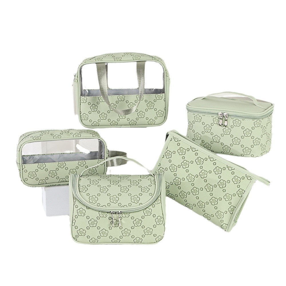 capacious polyurethane cosmetic bag